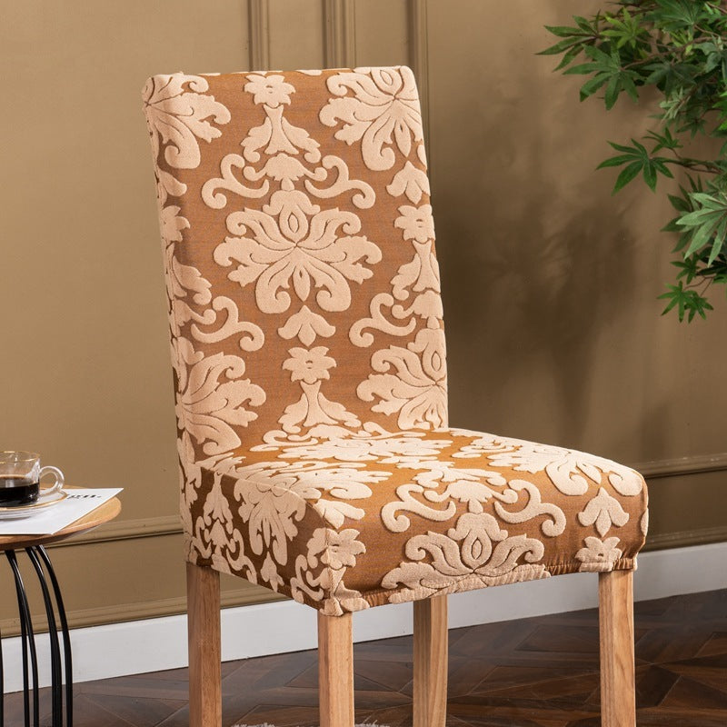 HKM-156947 European-Style Stretch Jacquard Chair Cover in Multiple Colors