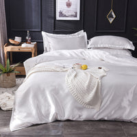 HKM-157203 Silky Cool Summer Bedding Set - Three-Piece Bed Linen in Modern Styles