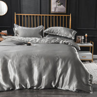 HKM-157203 Silky Cool Summer Bedding Set - Three-Piece Bed Linen in Modern Styles