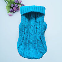 HKM-157203 Warm Wool Dog Sweater in Various Colors and Sizes