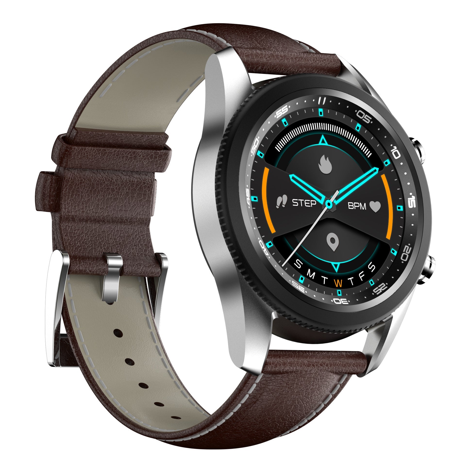 HKM-157395 Bluetooth Smart Watch with Call Functionality and Rotatable Display