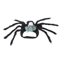 HKM-157459 Halloween Spider Costume for Dogs and Cats - Funny Pet Cosplay Apparel and Accessories