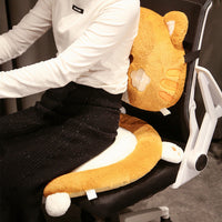 HKM-157715 Cartoon Animal Plush Cushion Chair - Panda, Cat, Dog, Rabbit - Thickened Seat 45x45x9cm
