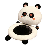 HKM-157715 Cartoon Animal Plush Cushion Chair - Panda, Cat, Dog, Rabbit - Thickened Seat 45x45x9cm