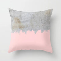 HKM-157715 Geometric Abstract Polyester Pillow Cover for Modern Home Décor - 45cm x 45cm