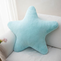 HKM-157843 Super Soft Star Pattern Plush Throw Pillow in Multiple Colors - Ideal Gift for Youth
