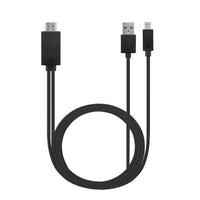 HKM-158419 HDMI Adapter Cable for Mobile Phone to TV, 2m, Available in White, Red, Black