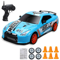 HKM-158611 1:24 Scale RC Mini Drift Car - 4WD Electric Remote Control for Indoor/Outdoor Fun, Ready-to-Go Model
