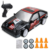 HKM-158611 1:24 Scale RC Mini Drift Car - 4WD Electric Remote Control for Indoor/Outdoor Fun, Ready-to-Go Model