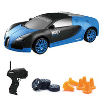 HKM-158611 1:24 Scale RC Mini Drift Car - 4WD Electric Remote Control for Indoor/Outdoor Fun, Ready-to-Go Model