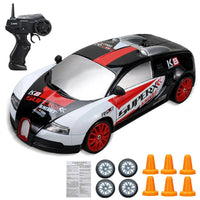 HKM-158611 1:24 Scale RC Mini Drift Car - 4WD Electric Remote Control for Indoor/Outdoor Fun, Ready-to-Go Model