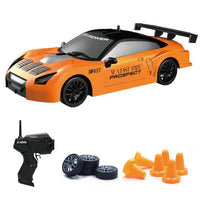 HKM-158611 1:24 Scale RC Mini Drift Car - 4WD Electric Remote Control for Indoor/Outdoor Fun, Ready-to-Go Model