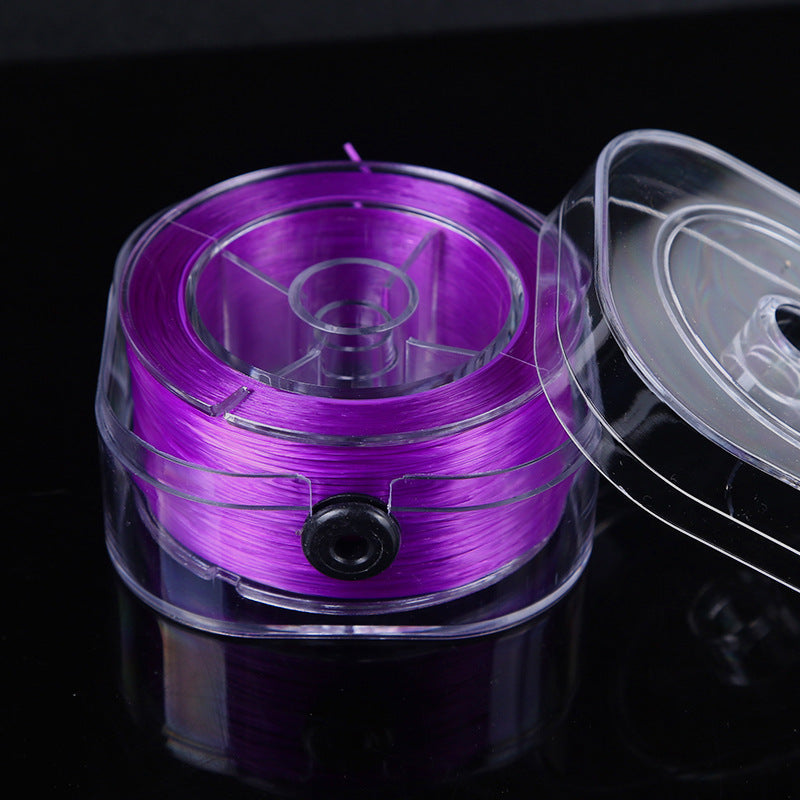 HKM-158867 Flat Spandex Elastic Thread for DIY Beading - 85m Length in Various Colors