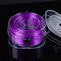 HKM-158867 Flat Spandex Elastic Thread for DIY Beading - 85m Length in Various Colors