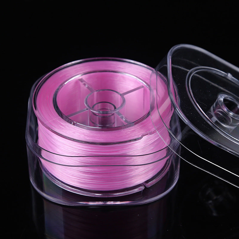 HKM-158867 Flat Spandex Elastic Thread for DIY Beading - 85m Length in Various Colors