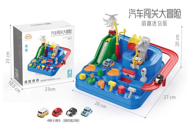 HKM-158995 Children's Slot Car Racing Track Toy for Toddlers - Adventure Playset EPT628927