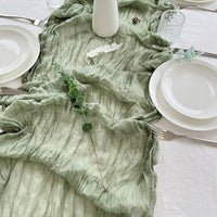 HKM-158995 Stylish Polyester Fiber Cloth Scarf Table Runner for Parties and Celebrations - Various Sizes and Colors Available