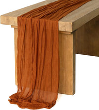 HKM-158995 Stylish Polyester Fiber Cloth Scarf Table Runner for Parties and Celebrations - Various Sizes and Colors Available