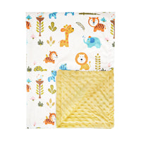 HKM-159187 Double Layer Plush Cartoon Blanket - Cozy Crystal Velvet Quilt for All Seasons (75 x 100cm)