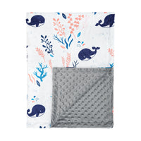 HKM-159187 Double Layer Plush Cartoon Blanket - Cozy Crystal Velvet Quilt for All Seasons (75 x 100cm)