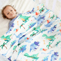 HKM-159187 Double Layer Plush Cartoon Blanket - Cozy Crystal Velvet Quilt for All Seasons (75 x 100cm)