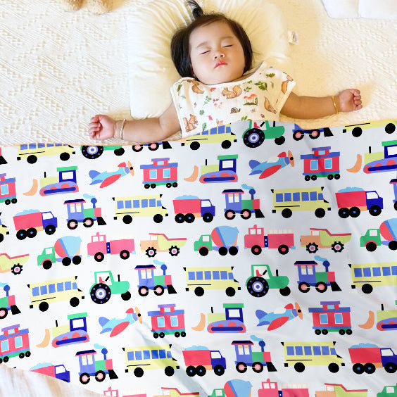 HKM-159187 Double Layer Plush Cartoon Blanket - Cozy Crystal Velvet Quilt for All Seasons (75 x 100cm)
