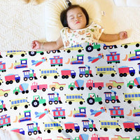HKM-159187 Double Layer Plush Cartoon Blanket - Cozy Crystal Velvet Quilt for All Seasons (75 x 100cm)