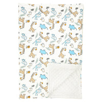 HKM-159187 Double Layer Plush Cartoon Blanket - Cozy Crystal Velvet Quilt for All Seasons (75 x 100cm)