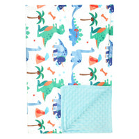 HKM-159187 Double Layer Plush Cartoon Blanket - Cozy Crystal Velvet Quilt for All Seasons (75 x 100cm)
