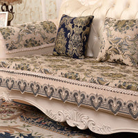HKM-159251 Light Luxury Non-Slip Chenille Sofa Cushion Cover for Modular Sofas - European Style