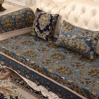 HKM-159251 Light Luxury Non-Slip Chenille Sofa Cushion Cover for Modular Sofas - European Style