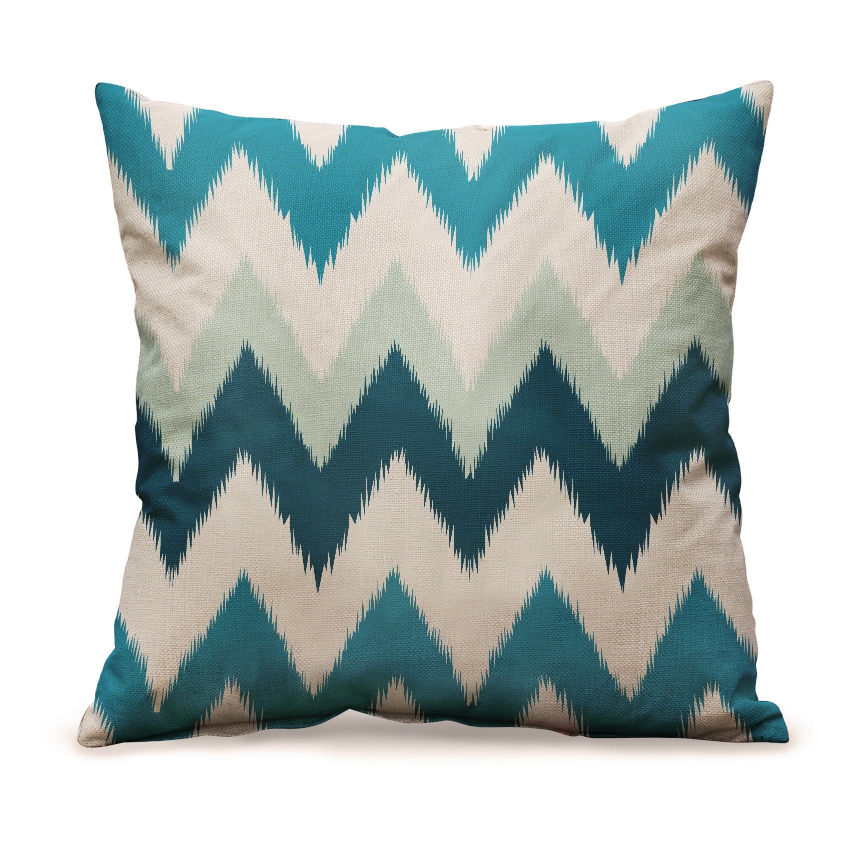 HKM-159315 Geometric Abstract Linen Cushion Cover for Sofa and Car - 45x45cm