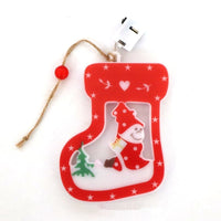 HKM-159315 LED Christmas Tree Decorative Lamp with Various Festive Shapes and Battery Power
