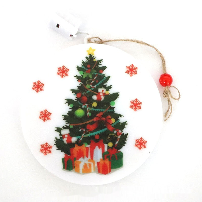 HKM-159315 LED Christmas Tree Decorative Lamp with Various Festive Shapes and Battery Power