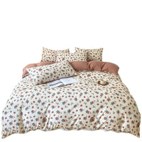 HKM-159507 Thickened Brushed Cartoon-Patterned Bedding Set - 3-Piece for Maternal and Child