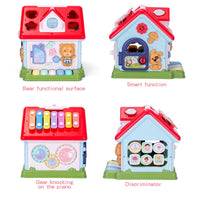 HKM-159763 Musical Activity Cube for Toddlers with Light and Sound - Educational Play Block for Learning Fun