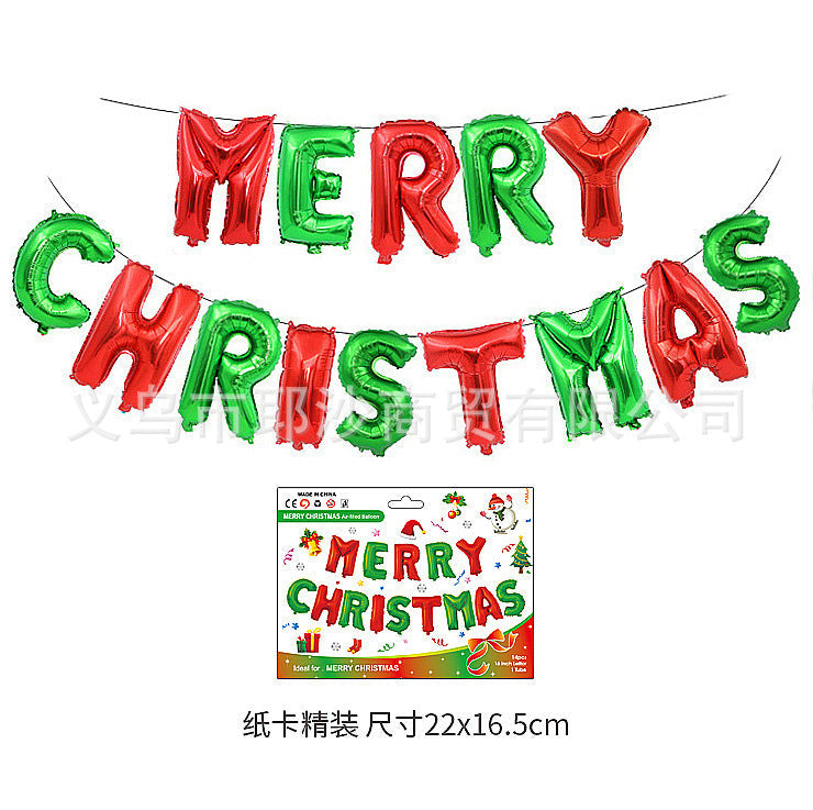 HKM-159955 Christmas Themed Aluminum Foil Balloon for Festive Decor