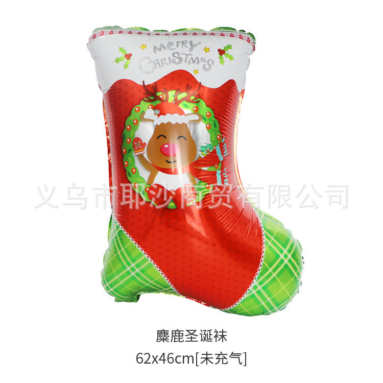 HKM-159955 Christmas Themed Aluminum Foil Balloon for Festive Decor