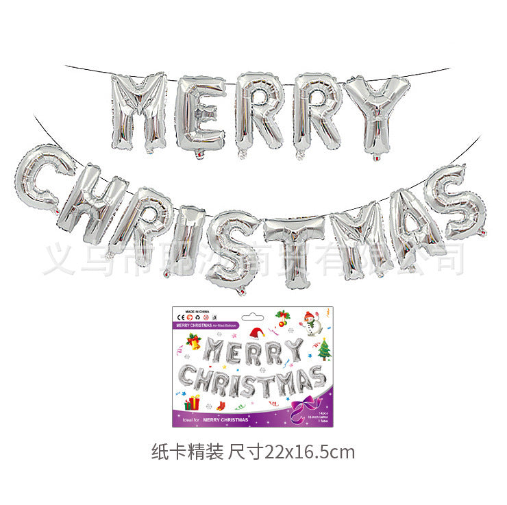 HKM-159955 Christmas Themed Aluminum Foil Balloon for Festive Decor
