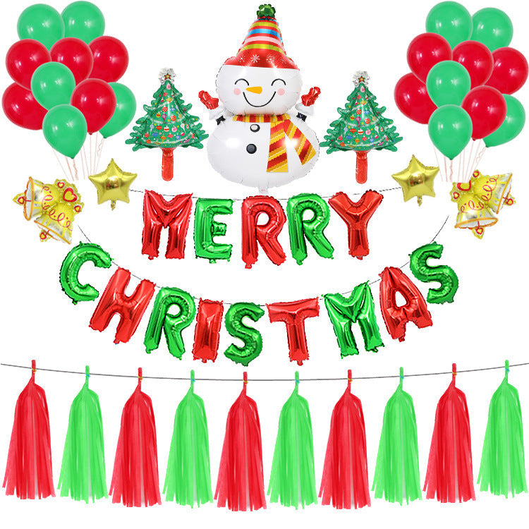 HKM-159955 Christmas Themed Aluminum Foil Balloon for Festive Decor