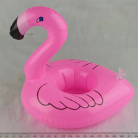 HKM-160595 Inflatable PVC Flamingo Cup Holder for Swimming Pool and Beach Fun - 20x18x18cm