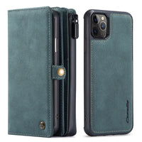 HKM-160595 Leather Wallet Style Phone Case for Select Apple and Samsung Models - Handmade TPU and Leather, Available in Multiple Colors