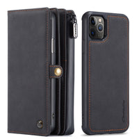 HKM-160595 Leather Wallet Style Phone Case for Select Apple and Samsung Models - Handmade TPU and Leather, Available in Multiple Colors