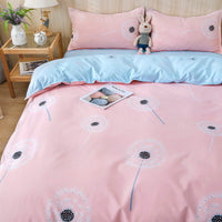 HKM-160659 Aloe Cotton Four-Piece Bedding Set in Various Patterns and Sizes