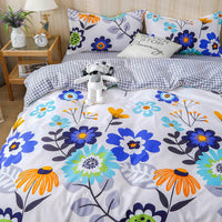 HKM-160659 Aloe Cotton Four-Piece Bedding Set in Various Patterns and Sizes