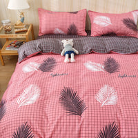 HKM-160659 Aloe Cotton Four-Piece Bedding Set in Various Patterns and Sizes