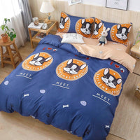 HKM-160659 Aloe Cotton Four-Piece Bedding Set in Various Patterns and Sizes