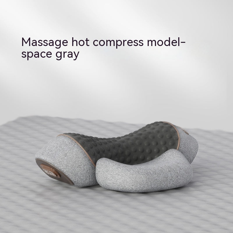 HKM-160659 Cervical Memory Foam Pillow with Massage and Heating Features for Spine Care