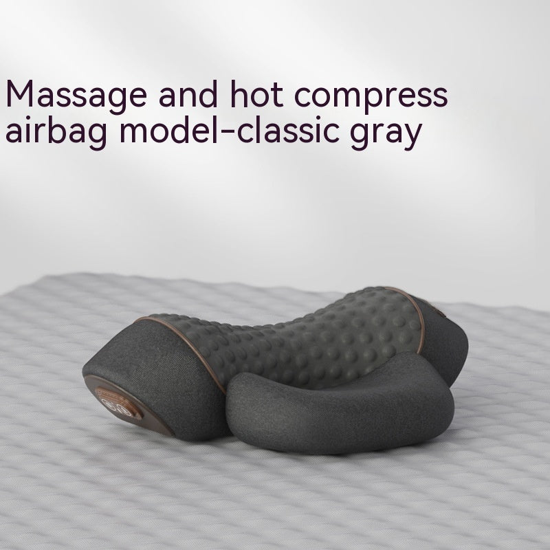 HKM-160659 Cervical Memory Foam Pillow with Massage and Heating Features for Spine Care