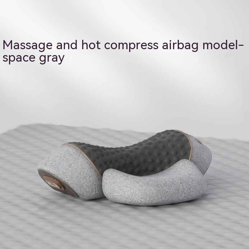 HKM-160659 Cervical Memory Foam Pillow with Massage and Heating Features for Spine Care
